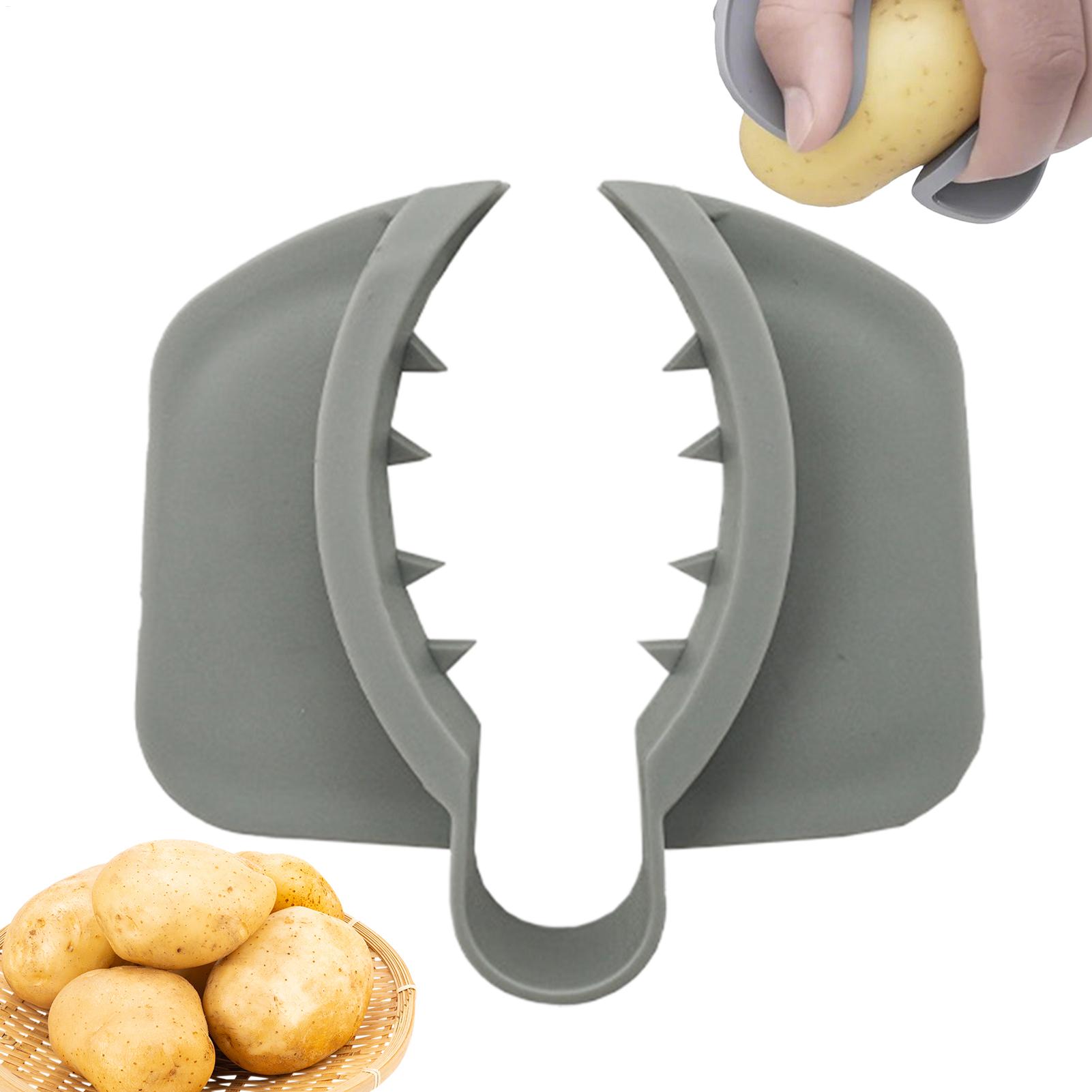 Mandoline Slicer Guard - 食品切断用フィンガープロテクター マンドリンスライサー用フィンガーガード 人間工学に基づいた保護用滑り止めキッチンアクセサリー