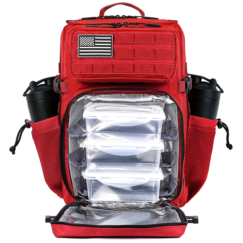 Meal Prep Gym - 45L ミールプレップ管理用バックパック ジム タクティカル 防水 保温ランチクーラーバッグ