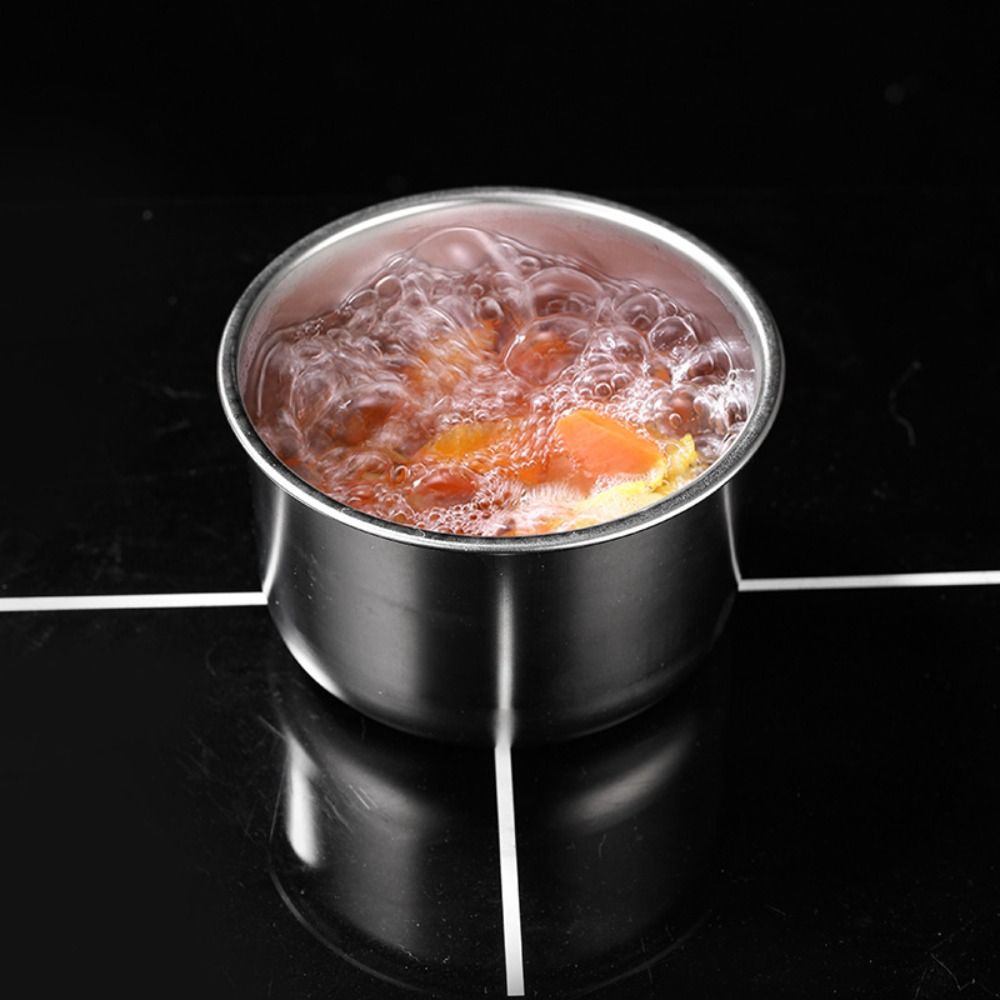 Meal Prep Easy - お手入れ簡単 鮮度保持ボックス 多機能ランチミールプレップ収納 食品保存ボックス ステンレス製丸型ボウル