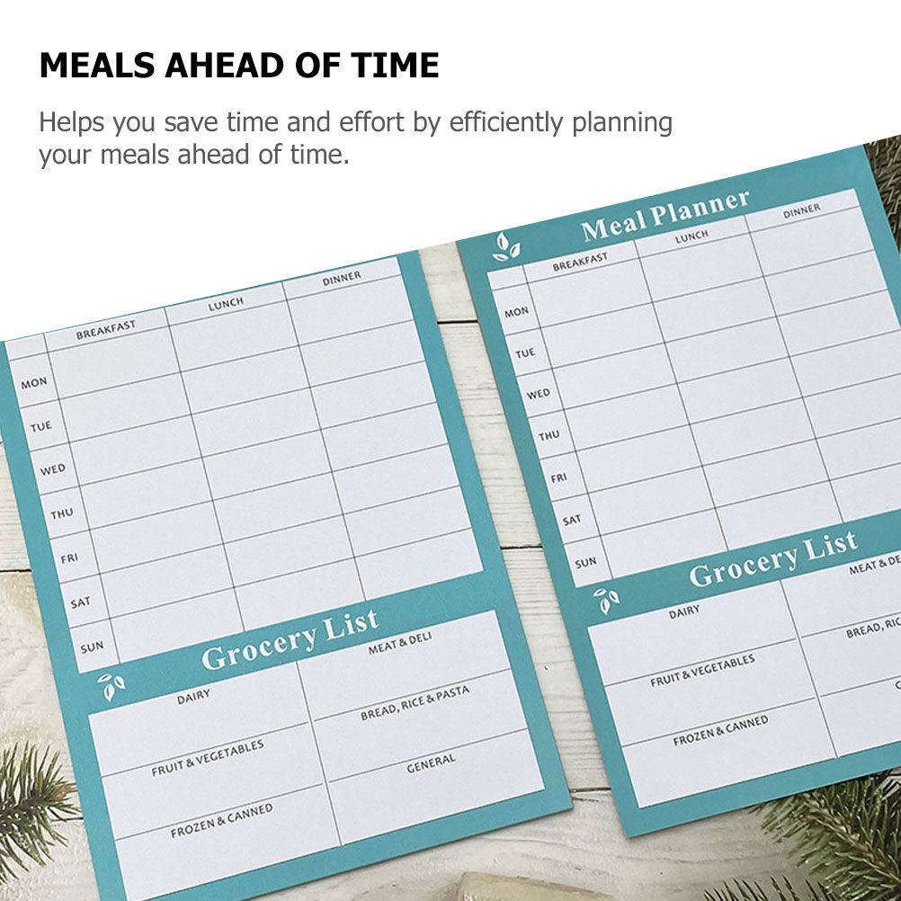 2冊セット 家庭用週間食事計画ノート ダイエット追跡ジャーナ - Meal Prep Weekly のレビューと価格