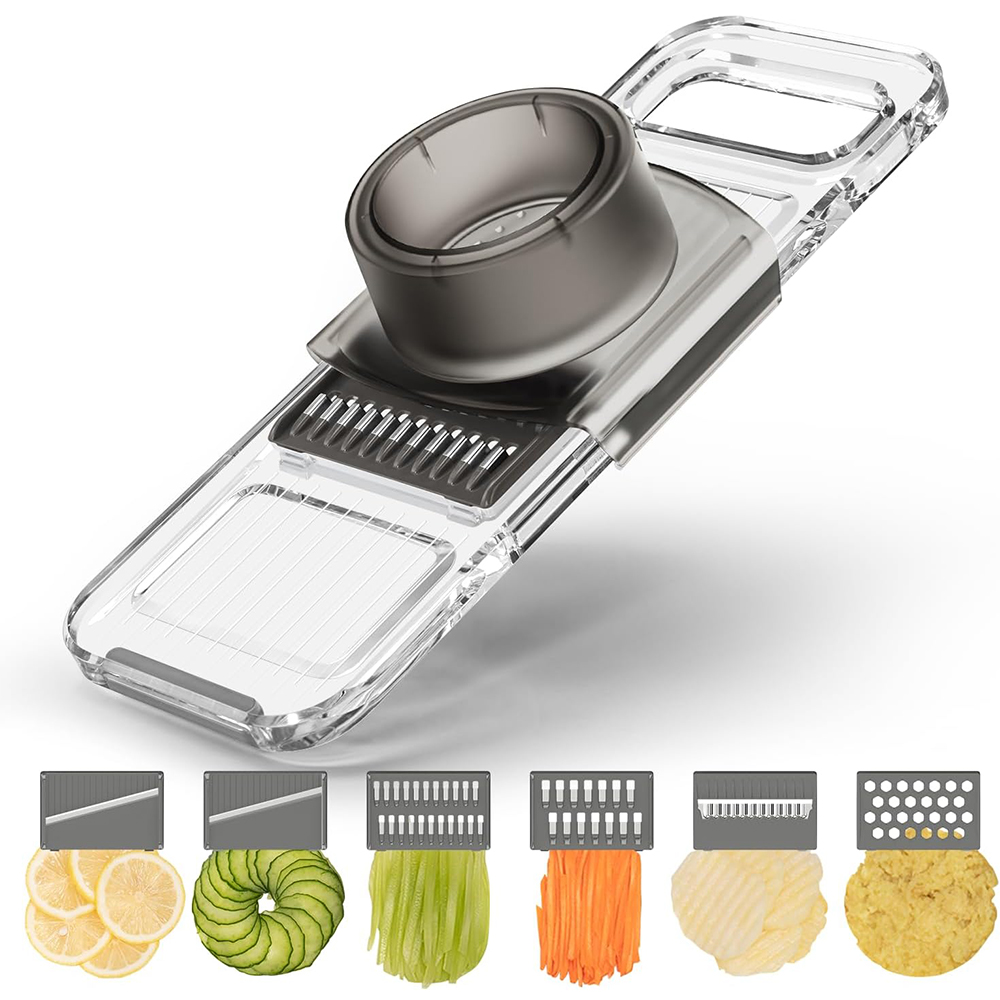 LMETJMA 6 in 1 多機能マンドリンスライサー ハ - Mandoline Slicer Guard のレビューと価格