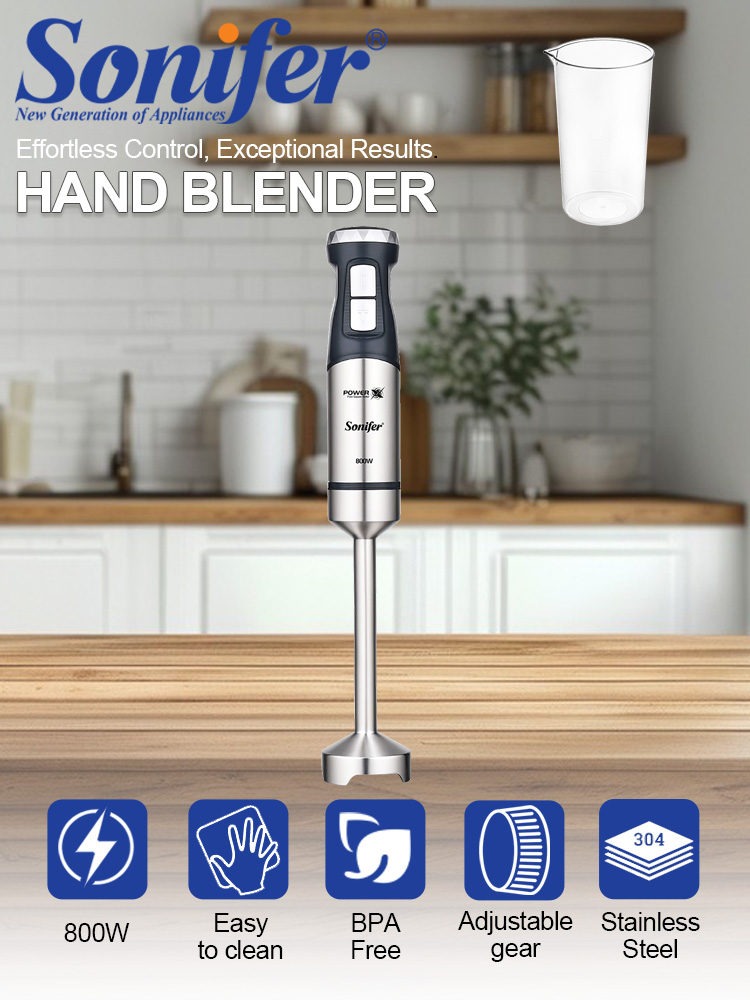 ハンドブレンダー Sonifer SF-8171S 800W - Meal Prep Smoothies のレビューと価格