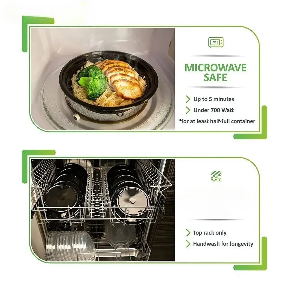 ふた付きプラスチック製食品容器,食品調理容器,ポータブル弁当 - Meal Prep Gym のレビューと価格