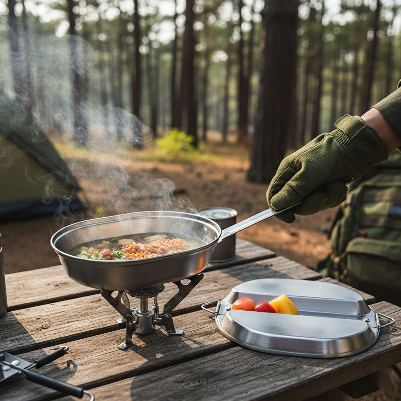 キャンプ用食事準備ランチボックス 304 ステンレス鋼コンパ - Meal Prep Easy のレビューと価格