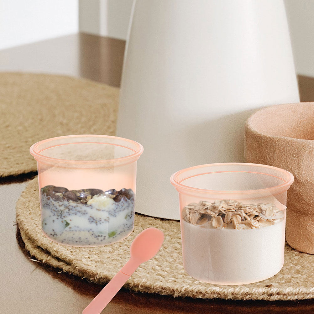 2個セット オーバーナイトオーツジャー プレミアム漏れ防止シ - Meal Prep Gym のレビューと価格