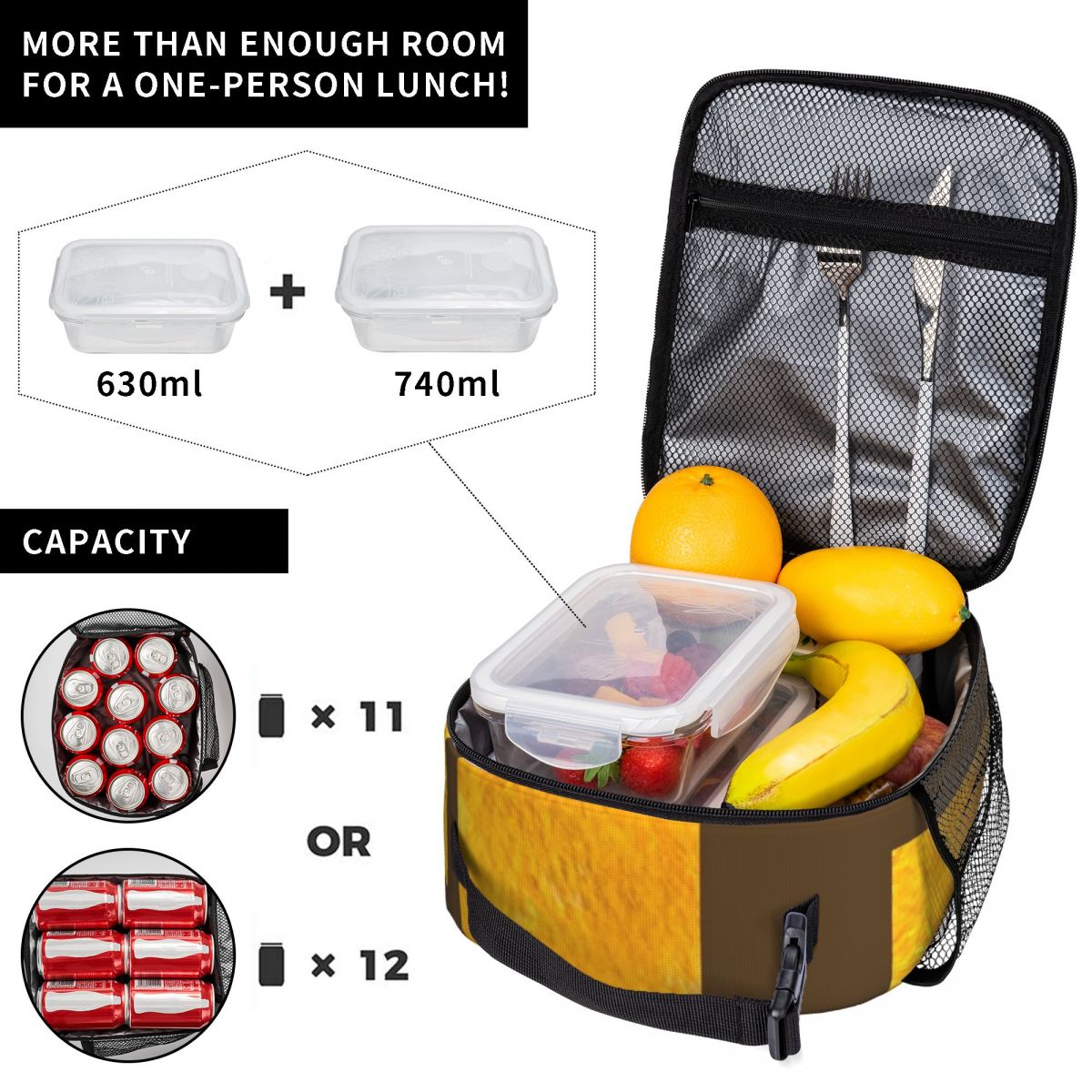ベストセラー イエロー アブストラクト 1 大容量 調節可能 - Meal Prep Yellow のレビューと価格