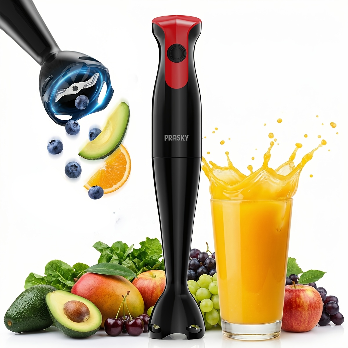 イマージョンハンドブレンダー 電動ハンドミキサー ポータブル - Meal Prep Smoothies のレビューと価格