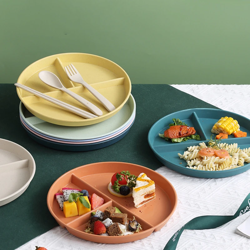 ポーションコントロールプレート、分割サービングディッシュ、ダ - Meal Prep Weight Loss のレビューと価格