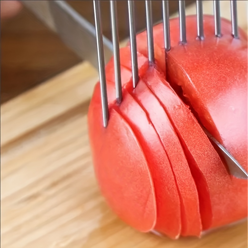 1/4PC ステンレス鋼玉ねぎ針玉ねぎフォーク野菜フルーツス - Onion Holder Slicer のレビューと価格