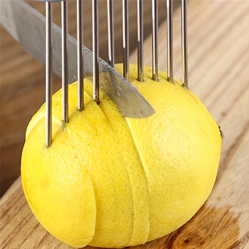 1/4PC ステンレス鋼玉ねぎ針玉ねぎフォーク野菜フルーツス - Onion Holder Slicer のレビューと価格