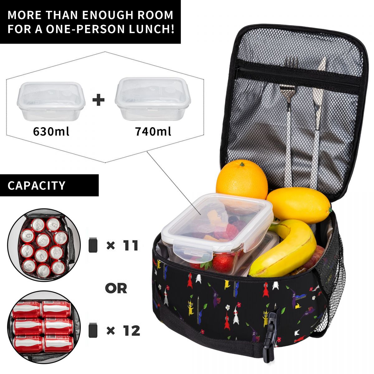 ベストセラー ピクミン柄 レッド ブルー イエロー パープル - Meal Prep Yellow のレビューと価格