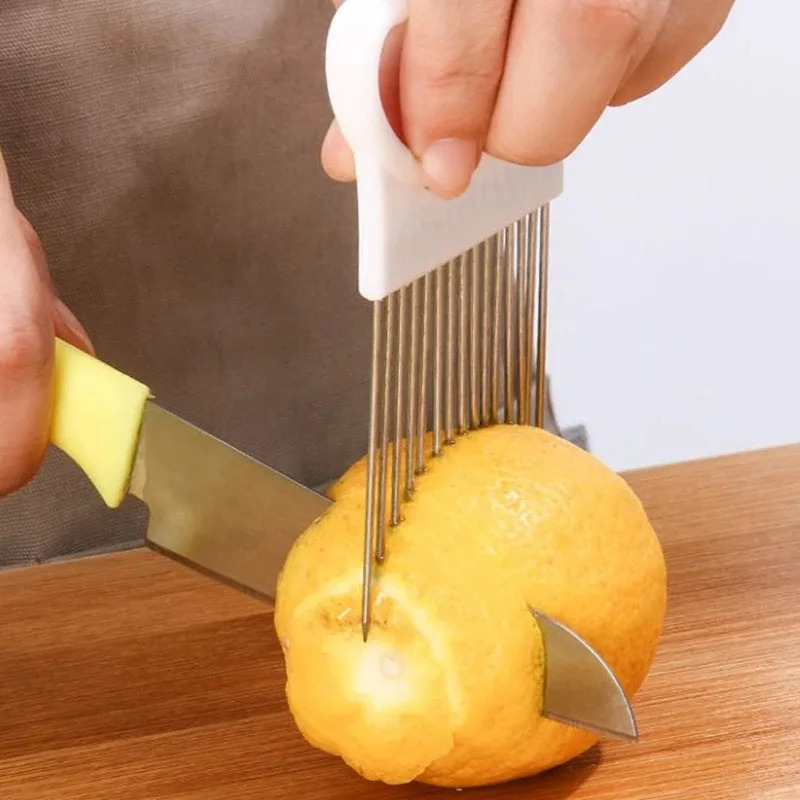1/2/3/4 個この 1 個のカラフルなオニオンスライサー - Onion Holder Slicer のレビューと価格