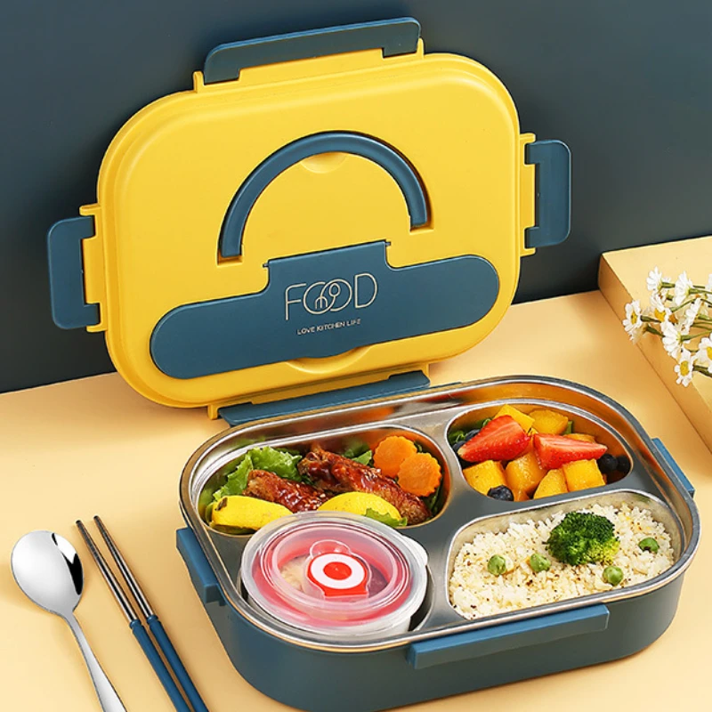 ランチが簡単に！ 内蔵仕切り付きステンレス製断熱ランチボック - Meal Prep Easy のレビューと価格